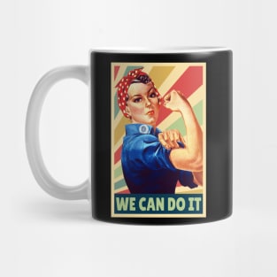 We Can Do It Vintage Colors Mug